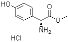 L-對羥基苯基甘氨酸甲酯結構式_127369-30-6結構式