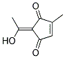 4-Cyclopentene-1,3-dione, 2-(1-hydroxyethylidene)-4-methyl-, (e)-(9ci)Structure,128886-98-6Structure 4-Cyclopentene-1,3-dione, 2-(1-hydroxyethylidene)-4-methyl-, (e)-(9ci) Structure,128886-98-6Structure