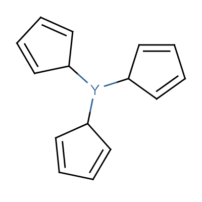 Tris(cyclopentadienyl)yttrium(III)Structure,1294-07-1Structure Tris(cyclopentadienyl)yttrium(III) Structure,1294-07-1Structure