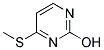 2-Pyrimidinol, 4-(methylthio)-(9ci)Structure,129618-62-8Structure 2-Pyrimidinol, 4-(methylthio)-(9ci) Structure,129618-62-8Structure