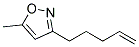 Isoxazole, 5-methyl-3-(4-pentenyl)-(9ci) Structure,130628-67-0Structure