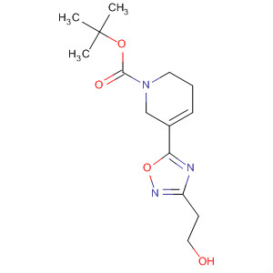 3-(3-(2-羥基乙基)-1,2,4-噁二唑-5-基)-5,6-二氫吡啶-1(2H)-羧酸叔丁酯結構式_131041-91-3結構式