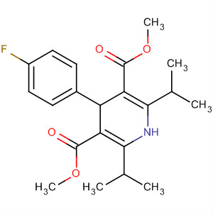 Dimethyl 1,4-dihydro-2,6-diisopropyl-4-(4-fluorophenyl)-pyridine-3,5-dicarboxylateStructure,132008-67-4Structure Dimethyl 1,4-dihydro-2,6-diisopropyl-4-(4-fluorophenyl)-pyridine-3,5-dicarboxylate Structure,132008-67-4Structure