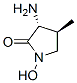2-Pyrrolidinone,3-amino-1-hydroxy-4-methyl-,trans-(9ci)Structure,132619-44-4Structure 2-Pyrrolidinone,3-amino-1-hydroxy-4-methyl-,trans-(9ci) Structure,132619-44-4Structure