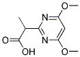 2-Pyrimidineacetic acid, 4,6-dimethoxy--alpha--methyl-(9ci)Structure,134866-84-5Structure 2-Pyrimidineacetic acid, 4,6-dimethoxy--alpha--methyl-(9ci) Structure,134866-84-5Structure