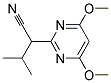 2-Pyrimidineacetonitrile, 4,6-dimethoxy--alpha--(1-methylethyl)-(9ci)Structure,134867-23-5Structure 2-Pyrimidineacetonitrile, 4,6-dimethoxy--alpha--(1-methylethyl)-(9ci) Structure,134867-23-5Structure