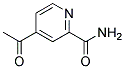 2-Pyridinecarboxamide, 4-acetyl-(9ci)Structure,135450-71-4Structure 2-Pyridinecarboxamide, 4-acetyl-(9ci) Structure,135450-71-4Structure