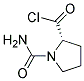 2-Pyrrolidinecarbonyl chloride, 1-(aminocarbonyl)-, (s)-(9ci)Structure,137004-50-3Structure 2-Pyrrolidinecarbonyl chloride, 1-(aminocarbonyl)-, (s)-(9ci) Structure,137004-50-3Structure