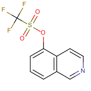 Trifluoro-methanesulfonic acid isoquinolin-5-yl esterStructure,140202-00-2Structure Trifluoro-methanesulfonic acid isoquinolin-5-yl ester Structure,140202-00-2Structure