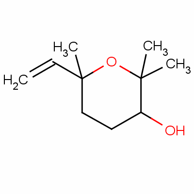 2,2,6-Trimethyl-6-vinyltetrahydro-2H-pyran-3-olStructure,14049-11-7Structure 2,2,6-Trimethyl-6-vinyltetrahydro-2H-pyran-3-ol Structure,14049-11-7Structure