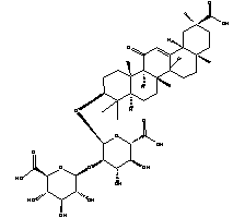 甘草酸結(jié)構(gòu)式_1405-86-3結(jié)構(gòu)式