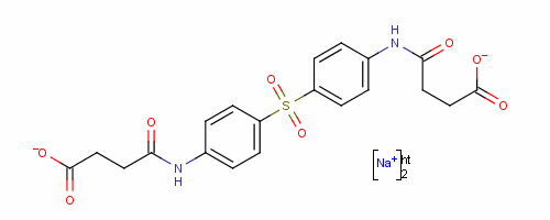 (9CI)-4,4-[磺?；p(4,1-亞苯基亞氨基)]雙[4-氧代丁酸二鈉結(jié)構(gòu)式_14052-68-7結(jié)構(gòu)式