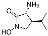 2-Pyrrolidinone,3-amino-1-hydroxy-4-(1-methylethyl)-,trans-(9ci)Structure,142229-26-3Structure 2-Pyrrolidinone,3-amino-1-hydroxy-4-(1-methylethyl)-,trans-(9ci) Structure,142229-26-3Structure