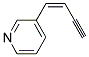 Pyridine, 3-(1-buten-3-ynyl)-, (z)-(9ci)Structure,143799-42-2Structure Pyridine, 3-(1-buten-3-ynyl)-, (z)-(9ci) Structure,143799-42-2Structure