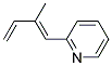 Pyridine, 2-(2-methyl-1,3-butadienyl)-, (e)-(9ci)Structure,144343-89-5Structure Pyridine, 2-(2-methyl-1,3-butadienyl)-, (e)-(9ci) Structure,144343-89-5Structure