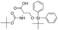 (S)-2-(叔丁氧基羰基氨基)-3-(叔丁基二苯基甲硅烷基氧基)丙酸結(jié)構(gòu)式_145790-51-8結(jié)構(gòu)式