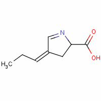 2H-pyrrole-2-carboxylicacid,3,4-dihydro-4-propylidene-(9ci)Structure,146790-55-8Structure 2H-pyrrole-2-carboxylicacid,3,4-dihydro-4-propylidene-(9ci) Structure,146790-55-8Structure