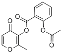 (2-Methyl-4-oxopyran-3-yl) 2-acetyloxybenzoateStructure,147249-33-0Structure (2-Methyl-4-oxopyran-3-yl) 2-acetyloxybenzoate Structure,147249-33-0Structure