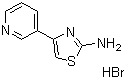 4-(3-Pyridinyl)-2-thiazolamine hydrobromideStructure,147311-08-8Structure 4-(3-Pyridinyl)-2-thiazolamine hydrobromide Structure,147311-08-8Structure