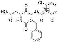 (3S)-3-{[(芐氧基)羰基]氨基}-5-[(2,6-二氯苯甲?；?氧基]-4-氧代戊酸結(jié)構(gòu)式_153088-73-4結(jié)構(gòu)式