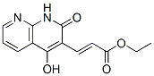 2-Propenoicacid,3-(1,2-dihydro-4-hydroxy-2-oxo-1,8-naphthyridin-3-yl)-,ethylester(9ci)Structure,153457-35-3Structure 2-Propenoicacid,3-(1,2-dihydro-4-hydroxy-2-oxo-1,8-naphthyridin-3-yl)-,ethylester(9ci) Structure,153457-35-3Structure