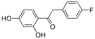 2-(4-Fluorophenyl)-1-(2,4-dihydroxyphenyl)ethanone Structure,15485-70-8Structure