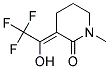 2-Piperidinone, 1-methyl-3-(2,2,2-trifluoro-1-hydroxyethylidene)-(9ci)Structure,155398-07-5Structure 2-Piperidinone, 1-methyl-3-(2,2,2-trifluoro-1-hydroxyethylidene)-(9ci) Structure,155398-07-5Structure