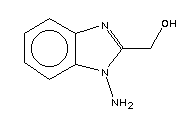 1H-benzimidazole-2-methanol,1-amino-(9ci) Structure,156576-15-7Structure