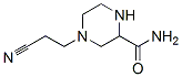 2-Piperazinecarboxamide,4-(2-cyanoethyl)-(9ci)Structure,156833-96-4Structure 2-Piperazinecarboxamide,4-(2-cyanoethyl)-(9ci) Structure,156833-96-4Structure