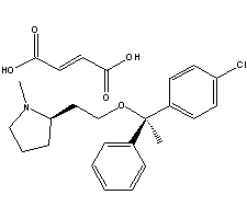 氯馬斯汀結(jié)構(gòu)式_15686-51-8結(jié)構(gòu)式