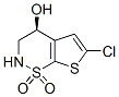 (S)-6-氯-3,4-二氫-2H-噻吩并[3,2-e]-1,2-噻嗪-4-醇1,1-二氧化物結(jié)構(gòu)式_160982-16-1結(jié)構(gòu)式