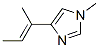1H-imidazole,1-methyl-4-(1-methyl-1-propenyl)-,(e)-(9ci) Structure,161095-84-7Structure