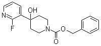 2-氟-4-羥基-3,4,5,6-四氫-2H[3,4]聯(lián)吡啶-1-羧酸芐酯結(jié)構(gòu)式_161610-13-5結(jié)構(gòu)式