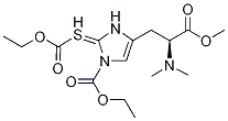 1-(乙氧基羰基)-2-[(乙氧基羰基)硫代]-N,N-二甲基-l-組氨酸甲酯結構式_162138-72-9結構式