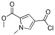 1H-pyrrole-2-carboxylic acid, 4-(chlorocarbonyl)-1-methyl-, methyl ester (9ci)Structure,162226-85-9Structure 1H-pyrrole-2-carboxylic acid, 4-(chlorocarbonyl)-1-methyl-, methyl ester (9ci) Structure,162226-85-9Structure