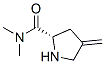 2-Pyrrolidinecarboxamide,n,n-dimethyl-4-methylene-,(s)-(9ci)Structure,162281-70-1Structure 2-Pyrrolidinecarboxamide,n,n-dimethyl-4-methylene-,(s)-(9ci) Structure,162281-70-1Structure