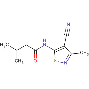 N-(4-cyano-3-methyl-1,2-thiazol-5-yl)-3-methylbutanamideStructure,162702-04-7Structure N-(4-cyano-3-methyl-1,2-thiazol-5-yl)-3-methylbutanamide Structure,162702-04-7Structure