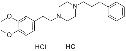 1-(3,4-Dimethoxyphenethyl)-4-(3-phenylpropyl)piperazine dihydrochlorideStructure,165377-44-6Structure 1-(3,4-Dimethoxyphenethyl)-4-(3-phenylpropyl)piperazine dihydrochloride Structure,165377-44-6Structure