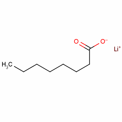 辛酸鋰結(jié)構(gòu)式_16577-52-9結(jié)構(gòu)式