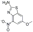 (8ci)-2-氨基-6-甲氧基-4-硝基-苯并噻唑結(jié)構(gòu)式_16586-53-1結(jié)構(gòu)式