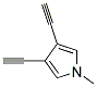 1H-pyrrole, 3,4-diethynyl-1-methyl-(9ci) Structure,166756-37-2Structure