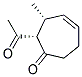 4-Cyclohepten-1-one, 2-acetyl-3-methyl-, cis-(9ci)Structure,166825-82-7Structure 4-Cyclohepten-1-one, 2-acetyl-3-methyl-, cis-(9ci) Structure,166825-82-7Structure