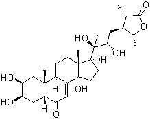 杯莧甾酮結(jié)構(gòu)式_17086-76-9結(jié)構(gòu)式