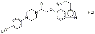 4-(4-(2-(3-(2-Aminoethyl)-1h-indol-5-yloxy)acetyl)piperazin-1-yl)benzonitrile hclStructure,170911-68-9Structure 4-(4-(2-(3-(2-Aminoethyl)-1h-indol-5-yloxy)acetyl)piperazin-1-yl)benzonitrile hcl Structure,170911-68-9Structure