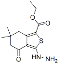 3-肼基-6,6-二甲基-4-氧代-4,5,6,7-四氫苯并[c]噻吩-1-羧酸乙酯結(jié)構(gòu)式_172516-47-1結(jié)構(gòu)式