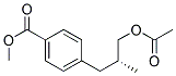 (r)-(9ci)-4-[3-(乙?；趸?-2-甲基丙基]-苯甲酸甲酯結(jié)構(gòu)式_173065-76-4結(jié)構(gòu)式