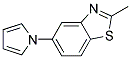 (9ci)-2-甲基-5-(1H-吡咯-1-基)-苯并噻唑結(jié)構(gòu)式_174079-72-2結(jié)構(gòu)式