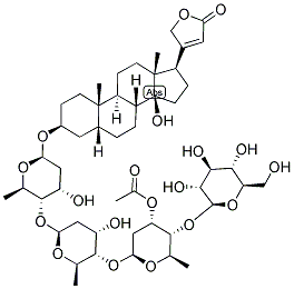 毛花洋地黃苷 a結(jié)構(gòu)式_17575-20-1結(jié)構(gòu)式