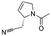 1H-pyrrole-2-acetonitrile, 1-acetyl-2,5-dihydro-, (r)-(9ci) Structure,178206-94-5Structure