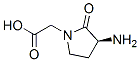 1-Pyrrolidineaceticacid,3-amino-2-oxo-,(3s)-(9ci)Structure,179605-48-2Structure 1-Pyrrolidineaceticacid,3-amino-2-oxo-,(3s)-(9ci) Structure,179605-48-2Structure